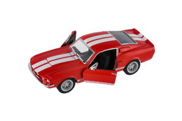 Auto Kinsmart Shelby GT-500 kov 13cm na zpětné natažení asst 4 barvy 12ks v boxu