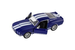 Auto Kinsmart Shelby GT-500 kov 13cm na zpětné natažení asst 4 barvy 12ks v boxu