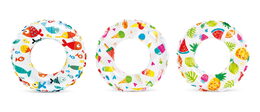 Intex 59241 Lively Print Kruh nafukovací prům. 61cm asst 3 druhy v sáčku 6-10 let