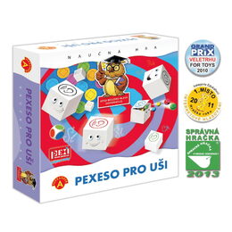 Pexeso pro uši společenská hra v krabici 24,5x25,5x6cm