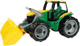 LENA Traktor se lžící zeleno žlutý 62 cm na písek