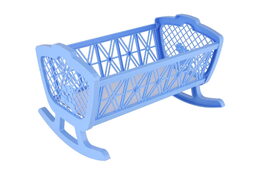 Kolébka pro panenky bez soupravy plast 47x35x30cm v krabici 48x32x8cm