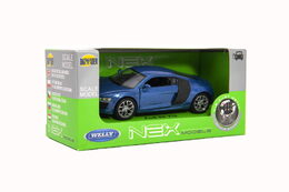 Auto Welly kov model 1:34-1:39 asst v krabičce 16x7cm