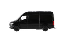 Auto/dodávka Kinsmart Mercedes-Benz Sprinter 1:48 kov/plast 12,5cm na zpětné nat. 3barvy 12ks v boxu