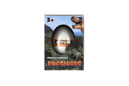 Vejce líhnoucí a rostoucí dinosaurus 6cm v krabičce 7,5x10,5x5 v 12 ks v boxu
