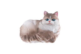 Zvířátko domácí farma plast 5-8cm pes, kočka mix druhů v sáčku 36ks v boxu