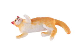 Zvířátko domácí farma plast 5-8cm pes, kočka mix druhů v sáčku 36ks v boxu