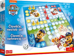 Člověče, nezlob se Tlapková patrola/Paw Patrol společenská hra v krabici 33x23x4cm