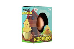 Vejce líhnoucí a rostoucí kuřátko v krabičce 8x10,5cm 12ks v boxu