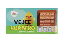 Vejce líhnoucí a rostoucí kuřátko v krabičce 8x10,5cm 12ks v boxu