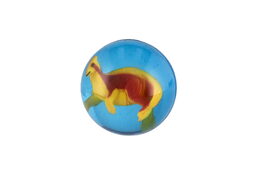 Míček/hopík s dinosaurem 4cm mix druhů 32ks v dóze