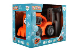 Bublifuk sekačka + náplň plast 17x50cm na baterie se světlem v krabici 30x25x20cm