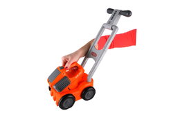 Bublifuk sekačka + náplň plast 17x50cm na baterie se světlem v krabici 30x25x20cm