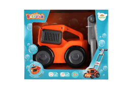 Bublifuk sekačka + náplň plast 17x50cm na baterie se světlem v krabici 30x25x20cm