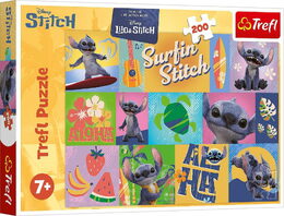 Puzzle Lilo&Stitch - Havajská dobrodružství 200 dílků 48x34cm v krabici 33x23x4cm