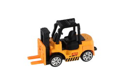 Auto stavební mini kov/plast 7cm volný chod mix druhů 12ks v boxu