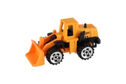 Auto stavební mini kov/plast 7cm volný chod mix druhů 12ks v boxu