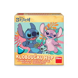 Kloboučku hop! Stitch a Angel společenská hra v krabici 24x24x6cm