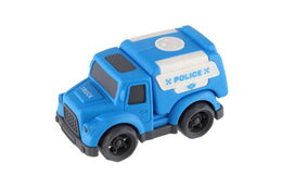 Auto nákladní Eco plast 10cm na volný chod mix druhů 12ks v boxu 18m+