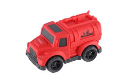 Auto nákladní Eco plast 10cm na volný chod mix druhů 12ks v boxu 18m+