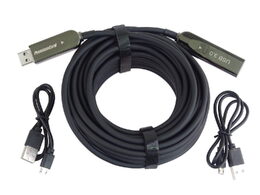 Kabel PremiumCord USB3.2 + 2.0 prodlužovací optický AOC  A/Male - A/Female 20m