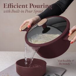 BERLINGERHAUS Sada nádobí s titanovým povrchem 10 ks Leonardo Nordic Collection BH-8305