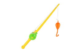 Hra ryby/rybář plast 3ks+prut 50cm asst 2 barvy v síťce