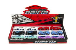 Auto kov 8cm asst na volný chod 12ks v boxu