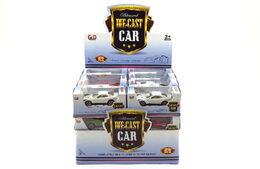 Auto kov 8cm asst  v krabičce 24ks v boxu