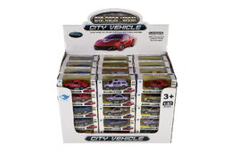 Auto kov 7cm v krabičce asst 60ks v boxu