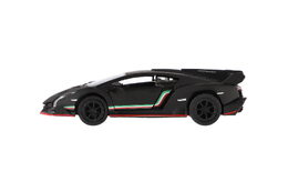 Auto Kinsmart Lamborghini Veneno kov 13cm na zpětné natažení asst 4 barvy 12ks v