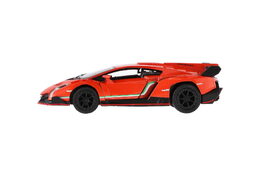 Auto Kinsmart Lamborghini Veneno kov 13cm na zpětné natažení asst 4 barvy 12ks v