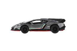 Auto Kinsmart Lamborghini Veneno kov 13cm na zpětné natažení asst 4 barvy 12ks v