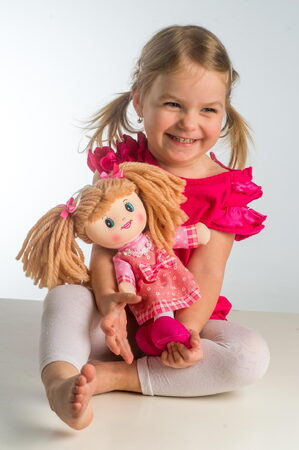 Teddies Panenka Terezka hadrová plyš 30cm