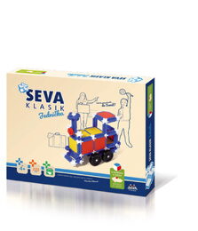 Stavebnice Seva 1 plast 222ks v krabici  34,5x29x4cm