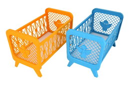 Směr Postýlka pro panenky bez soupravy plast 32x47x26cm v krabici