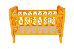 Směr Postýlka pro panenky bez soupravy plast 32x47x26cm v krabici