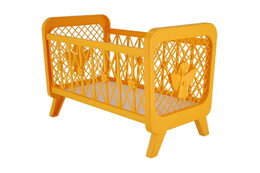 Směr Postýlka pro panenky bez soupravy plast 32x47x26cm v krabici