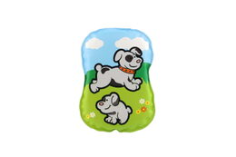 Teddies Polštářek Moje první zvířátka pískací 12x9x2cm asst 6 druhů v sáčku 12ks v boxu