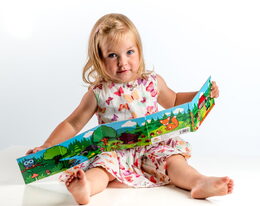 Knížka Leporelo Moje první zvířátka lesní 13,5x11x1,5cm od 24 měs MPZ