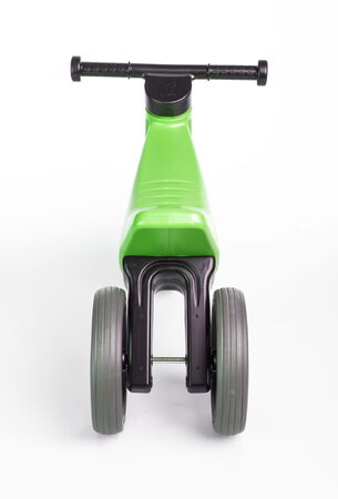 Teddies Funny Wheels Sport 2v1 zelené s gumovými koly