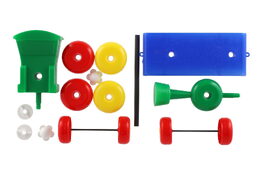 Směr Lokomotiva/Vlak skládací tahací plast 20cm 24m+