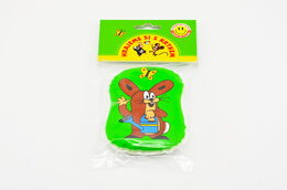 Pískací polštářek Krtek plast 9x12cm asst 6 druhů 6 barev v sáčku