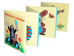 Rozkládací knížka Krtek plast 12x12cm v sáčku