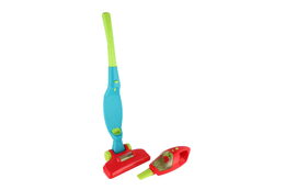 Teddies Vysavač 2v1 plast na baterie se světlem se zvukem v krabici 24x54x13cm 24m+