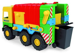 Auto middle Truck popelář plast 41cm Wader v sáčku