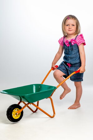 Teddies Yupee kolečko plechové zelená 78x40x32cm v krabici