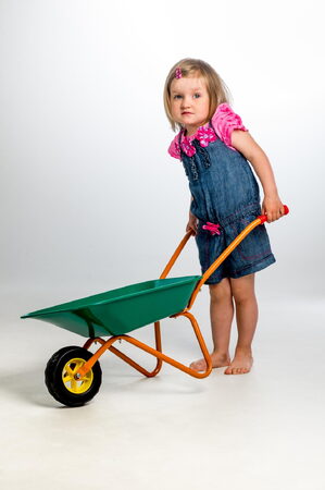 Teddies Yupee kolečko plechové zelená 78x40x32cm v krabici