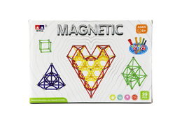 Magnetická stavebnice 99ks v krabici 28x19x5cm