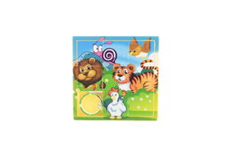 Teddies Přesouvačka hlavolam plast 10cm asst mix druhů v sáčku